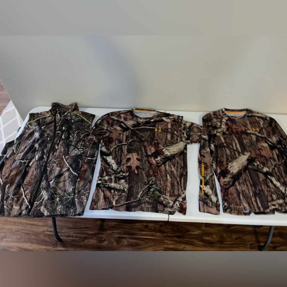 Under Armour hunting camo bundle men’s size medium
